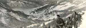 Historic photo of Camp Hale veterans skiing